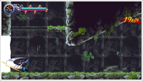 NINJA GAIDEN Ragebound ‐ 3-2：危険な下山-1