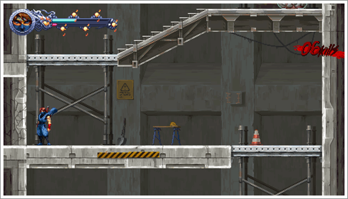 NINJA GAIDEN Ragebound ‐ 3-5：建設現場1