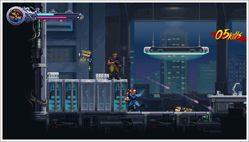 NINJA GAIDEN Ragebound ‐ 4-4：秘密研究所2